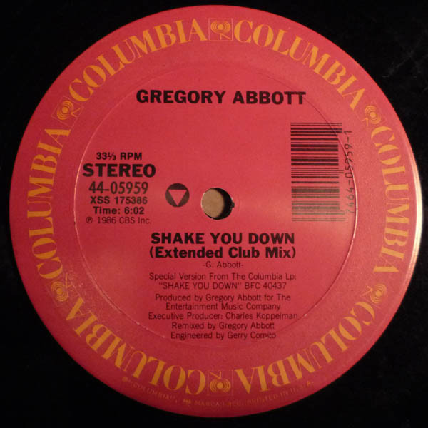 Gregory Abbott: Shake You Down (1986)